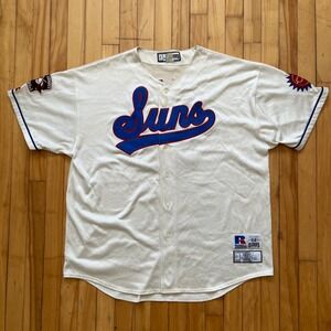 VTG Russell Athletic Nolan Ryan Jacksonville Suns 1966 Diamond Legends Jersey 64